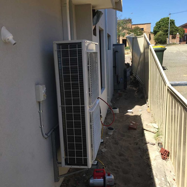exterior air conditioning unit